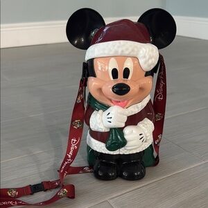 Disney Mickey Mouse Santa Popcorn Bucket